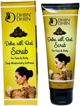 DHIN DHIN Delka With Oud Scrub For Face & Body (Deep Moisturizing Softiness) 250ml DHIIN DHIIN