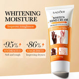 1/2/3pcs SADOER 100g Moisturizing Hand Cream Tender Nourish Non Greasy Brightening Hydrating Beauty Hands Travel Size Skin Care Beto Beauty