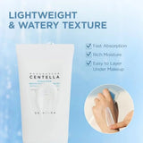 SKIN1004 Centella Hyalu-Cica Water-Fit Sun Serum SPF50 Korean Soothing UV Sunscreen for Sensitive Skin Hydrating Face Sunblock Beto Beauty