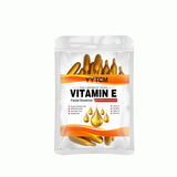 Vitamin E Deep Moisturizing Capsule Essence, Hydrates and Smooths Skin, Contains Plant-Based Squalane, Vitamin C, Deep Hydration and Skin Brightening Essence (0.4Gx30 Capsules)/Bag-1 Bag Beto Beauty