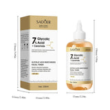 SADOER Glycolic Acid Toner Face Serum Facial Skincare Moisturizing Facial Toner Anti-aging Anti Wrinkles Face Essence Skin Care Beto Beauty