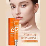 SADOER Vitamin C Eye Cream Anti Dark Circles Eyes Bags Remover Moisturizing Brightening Firming Skin Care Products for Eyes Beto Beauty