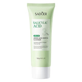 SADOER Salicylic Acid Facial Cleanser Face Wash Foam Face Cleanser Moisturizing Facial Cleansing Hydrating Skin Care Products Beto Beauty