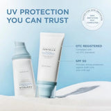 SKIN1004 Centella Hyalu-Cica Water-Fit Sun Serum SPF50 Korean Soothing UV Sunscreen for Sensitive Skin Hydrating Face Sunblock Beto Beauty