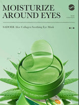 60pcs Aloe Vera Collagen Eye Mask Anti Dark Circles Eyes Bags Moisturizing Anti-Wrinkles Eye Patches Eyes Skin Care Products Beto Beauty