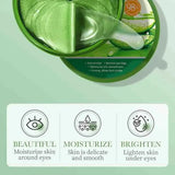 Aloe Vera Collagen Eye Mask Anti Dark Circles Removal Eyes Bags Moisturizing Firming Eye Patches Eyes Skin Care Products 60pcs Beto Beauty