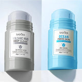 SADOER Volcanic Sea Mud Face Masks Stick Moisturizing Anti-aging Removal Blackhead Anti-aging Clay Facial Masks Skin Care Beto Beauty