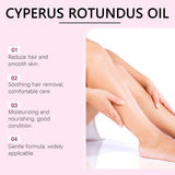 OceAura Cyperus Rotundus Oil for Hair Removal Soft Smooth Skin Care Deep Hydration Anti Hair Growth Inhibition After Shave Oil Beto Beauty