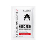 5pcs SADOER Kojic Acid Face Mask Moisturizing Brightening Hydrating Facial Masks Face Sheet Masks Beauty Face Skin Care Products Beto Beauty
