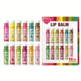12 PCS/Gift Lip Balm Set 5g Deep Moisturizing and Long-Lasting Moisturizing Exfoliating to Create Hydrated Lips Beto Beauty