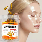 Vitamin E Deep Moisturizing Capsule Essence, Hydrates and Smooths Skin, Contains Plant-Based Squalane, Vitamin C, Deep Hydration and Skin Brightening Essence (0.4Gx30 Capsules)/Bag-1 Bag Beto Beauty