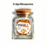 Vitamin E Deep Moisturizing Capsule Essence, Hydrates and Smooths Skin, Contains Plant-Based Squalane, Vitamin C, Deep Hydration and Skin Brightening Essence (0.4Gx30 Capsules)/Bag-1 Bag Beto Beauty
