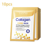 5/10/20/30pcs SADOER Collagen Face Mask Firming Moisturizing Repair Brightening Skincare Face Sheet Mask Facial Masks Skin Care Beto Beauty