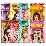 8pcs SADOER Beauty Fruits Facial Masks Anti Wrinkle Moisturizing Whitenting Hydrating Face Mask Facial Skin Care Beto Beauty