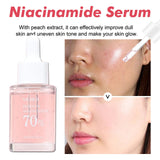 30ml Niacinamide Serum Melanin Removal Fade Melasma Dark Spots Corrector Shrink Pores Hyaluronic Acid Moisturizing Skin Care Beto Beauty