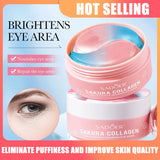 60pcs SADOER Sakura Collagen Eye Mask Anti Dark Circles Eyes Bags Removal Moisturizing Firming Eye Patches Skin Care for Eyes Beto Beauty