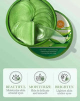 60pcs Aloe Vera Collagen Eye Mask Anti Dark Circles Eyes Bags Moisturizing Anti-Wrinkles Eye Patches Eyes Skin Care Products Beto Beauty