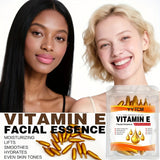 Vitamin E Deep Moisturizing Capsule Essence, Hydrates and Smooths Skin, Contains Plant-Based Squalane, Vitamin C, Deep Hydration and Skin Brightening Essence (0.4Gx30 Capsules)/Bag-1 Bag Beto Beauty