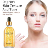 100ml 24k Gold Hyaluronic Acid Nicotinamide Face Serum Anti Aging Facial Lifting Collagen Essence Skin Care Whitening Serum Beto Beauty
