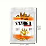 Vitamin E Deep Moisturizing Capsule Essence, Hydrates and Smooths Skin, Contains Plant-Based Squalane, Vitamin C, Deep Hydration and Skin Brightening Essence (0.4Gx30 Capsules)/Bag-1 Bag Beto Beauty