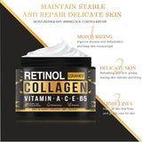 Men's Retinol Collagen Face Cream Skincare Moisturizing Brightening Hydrating Smooth Wrinkles Firming Facial Men Skin Care Beto Beauty