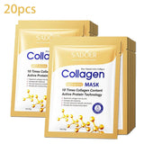 5/10/20/30pcs SADOER Collagen Face Mask Firming Moisturizing Repair Brightening Skincare Face Sheet Mask Facial Masks Skin Care Beto Beauty