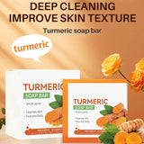 Hand Made Turmeric Soap Body Cleaning Lightening Dark Underarm Leg Body Cleansers Brightening Face Soap Tender Skin Care Beauty Beto Beauty
