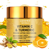 Turmeric Vitamin C Face cream Retinol Moisturizing Firming Hyaluronic Lightening Repairing Smooth Skincare Whitening Creams Beto Beauty