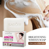Sadoer Niacinamide Arbutin Facial Soap Moisturizing Brightening Deep Cleansing Body Face Wash Foam Facial Cleanser Handmade Soap Beto Beauty