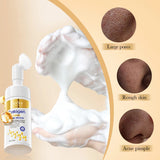 SADOER Collagen Facial Cleanser Mousse Deep Cleansing Skincare Moisturizing Firming Face Wash Foam Cleanser Skin Care Products Beto Beauty
