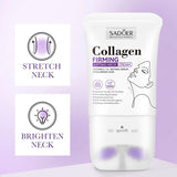 SADOER Collagen Firming Neck Cream Lifting Moisturizing Brightening Message Roller Neck Beauty Cream Necks Skin Care Products Beto Beauty