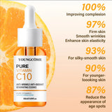Vitamin C Facial Essence Hyaluronic Acid Dark Skin Brighten Serum Fade Fine Lines Moisturizing Repair Dull Serum Face Skin Care Beto Beauty