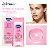 Vitamin C Turmeric Radiant Body Gel Oil Soften Dry Skin Radiant Finish Body Oil Nourishing Moisturizing Body Care Non-Greasy Beto Beauty