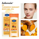 Vitamin C Turmeric Radiant Body Gel Oil Soften Dry Skin Radiant Finish Body Oil Nourishing Moisturizing Body Care Non-Greasy Beto Beauty