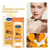 Vitamin C Turmeric Radiant Body Gel Oil Moisturizing Soften Dry Skin Glowing Treatment Nourishes & Hydrates Body Lotion Oil Care Beto Beauty