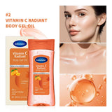 Vitamin C Turmeric Radiant Body Gel Oil Moisturizing Soften Dry Skin Glowing Treatment Nourishes & Hydrates Body Lotion Oil Care Beto Beauty