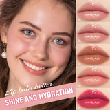 Summer Lip Balm Moisturizing Mirror Lip Gloss Lip Vanilla Mint Iced Coffee Cake Smell Lipstick Transparent Lip Oil  Makeup Beto Beauty
