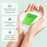SADOER Aloe Facial Soap Face Wash Foam Facial Cleanser Moisturizing Firming Hydrating Oil Control Body Bathing Handmade Soap Beto Beauty