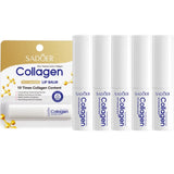 SADOER collagen Moisturizing lip balm nourishing anti-cracked Long-Lasting Hydration 1/2/3/5PCS Stick Lip skin care Beto Beauty