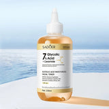 SADOER Glycolic Acid Toner Face Serum Facial Skincare Moisturizing Facial Toner Anti-aging Anti Wrinkles Face Essence Skin Care Beto Beauty
