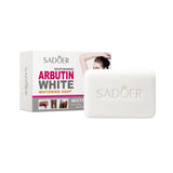 Sadoer Niacinamide Arbutin Facial Soap Moisturizing Brightening Deep Cleansing Body Face Wash Foam Facial Cleanser Handmade Soap Beto Beauty