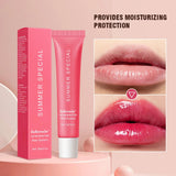 Summer Lip Balm Moisturizing Mirror Lip Gloss Lip Vanilla Mint Iced Coffee Cake Smell Lipstick Transparent Lip Oil  Makeup Beto Beauty