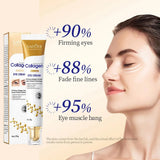 SADOER Collagen Eye Cream Retinol Eye Cream Anti Dark Circles Eye Bag Firming Skin Moisturizing Skincare Skin Care for Eyes Care Beto Beauty