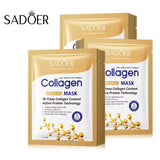 5/10/20/30pcs SADOER Collagen Face Mask Firming Moisturizing Repair Brightening Skincare Face Sheet Mask Facial Masks Skin Care Beto Beauty