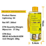 Facial Body Massage Oil Kojic Acid Whitening Serum Glow Booster Cast Oil Brightening Smoothing Body Face Skin Care Essence Oil Beto Beauty