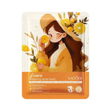 10pcs SADOER Fruits Facial Masks for Face Moisturizing Brightening Firming Hydrating Face Mask Beauty Facial Skin Care Products Beto Beauty