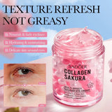 SADOER Sakura Collagen Eye Cream - In Stock Multi-Effect Nourishing Moisturizing Eye Care Wholesale Cross-Border Skincare Beto Beauty
