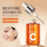 SADOER Vitamin C Whitening Face Serum for Facial Moisturizing Anti Wrinkles Anti-aging Facial Essence Skin Care Products Beto Beauty