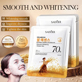SADOER White Rice Whitening Facial Masks Moisturizing Anti Wrinkles Anti-Aging Hydrating Face Mask Korean Skin Care Cosmetics Beto Beauty