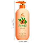 500ml ROUSHUN Papaya Body Lotion Moisturizing and Moisturizing Skin Refreshing Fragrance Non Greasy Large Capacity Household Use Beto Beauty